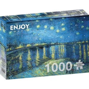 Puzzle van Gogh Starry Night over Rhone (1000 kosov)