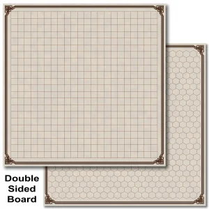 Alternative view of Battle Map Board - Grid & Hex
