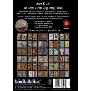 Alternative view of Big Book of Battle Mats - Rooms, Vaults & Chambers