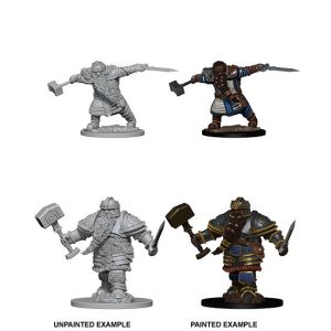 Dungeons & Dragons Nolzur's Marvelous Miniatures: Dwarf Male Fighter