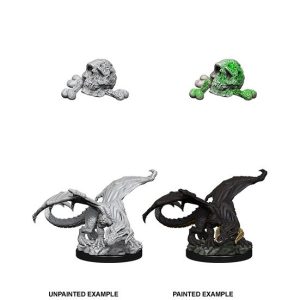 Dungeons & Dragons Nolzur's Marvelous Miniatures: Black Dragon Wyrmling