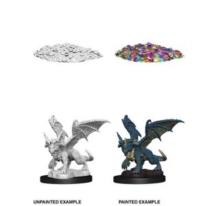 Dungeons & Dragons Nolzur's Marvelous Miniatures: Blue Dragon Wyrmling
