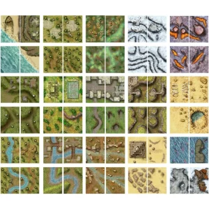 Alternative view of Giant Book of Battle Mats: Wrecks & Ruins