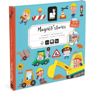 Magnetna knjiga - Magnéti'stories Gradbišče
