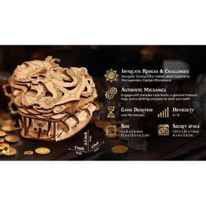 Alternative view of Puzzle box - Escape Welt: Blackbeard's Compass