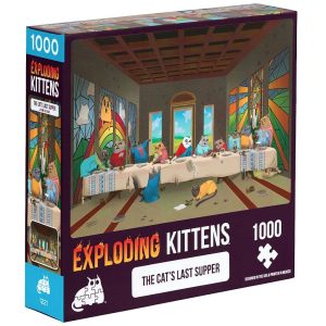 Puzzle Exploding Kittens: The Cat's Last Supper (1000 kosov)