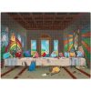 puzzle-sestavljanka-exploding-kittens-cats-last-supper-1000-kosov-slika