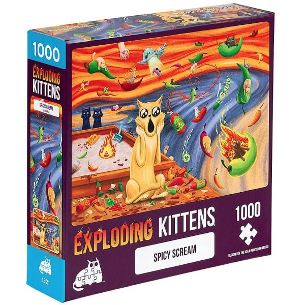 puzzle-sestavljanka-exploding-kittens-spicy-scream-1000-kosov-skatla