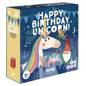 Sestavljanka Vse najboljše, Samoroginja (2, 4, 6, 8 in 10 kosov - dvostranska)