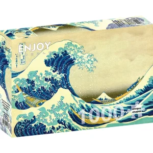 Puzzle Katsushika Hokusai: The Great Wave off Kanagawa (1000 kosov)