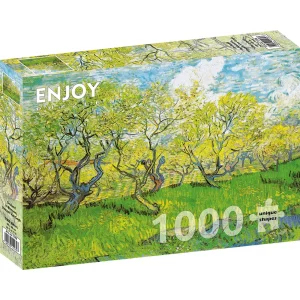 Puzzle Vincent Van Gogh: Orchard in Blossom (1000 kosov)