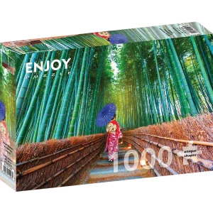 Puzzle Vassily Kandinsky: Asian Woman in Bamboo Forest (1000 kosov)
